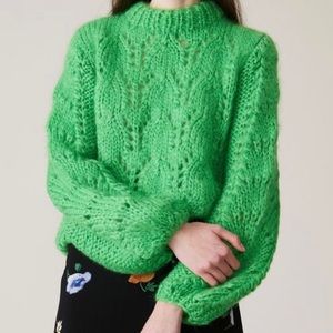 GANNI - Julliard Mohair And Wool Sweater